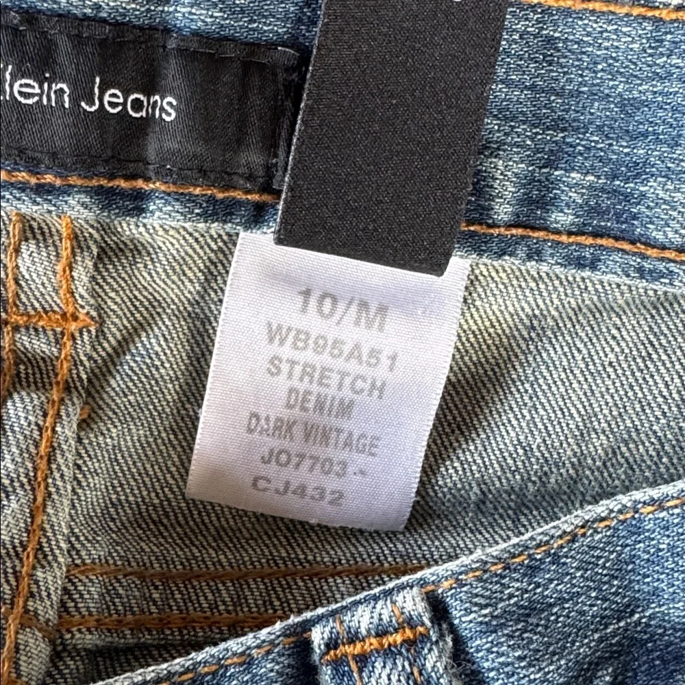 Calvin‎ Klein Y2K 1990’s low rise boot cut jean dark vintage wash Size 10